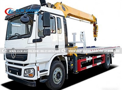 Flatbed Recovery Truck With 8 Ton Crane