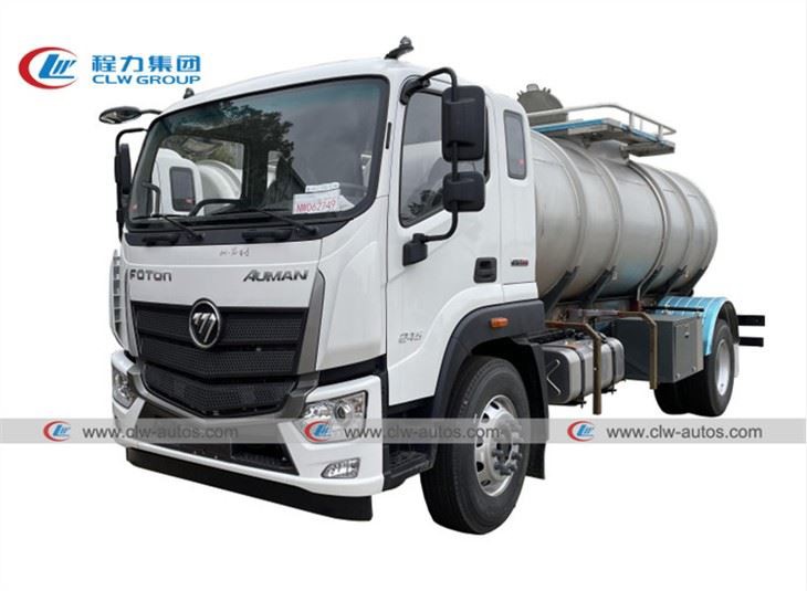 FOTON 10Tons Potable Drinking Water Transport Tank Truck