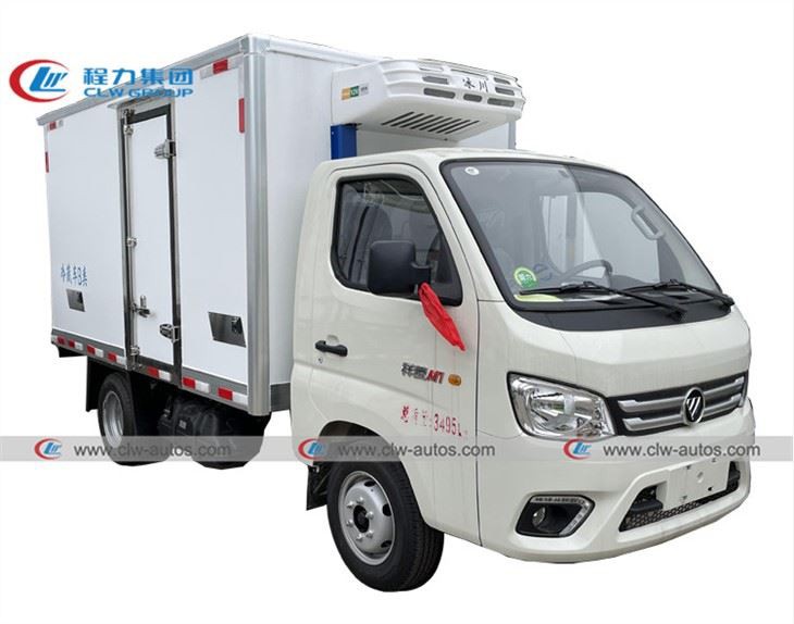 Foton 4X2 Gasoline Type Refrigerator Box Van Truck
