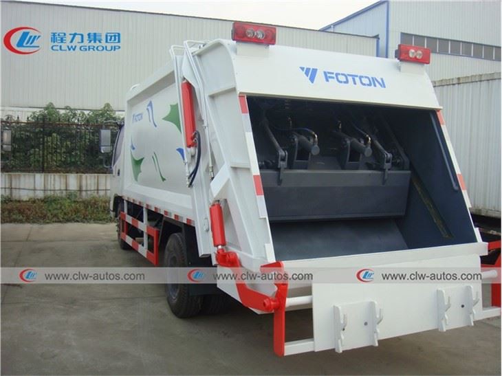 Foton 8cbm Compactor Garbage Truck