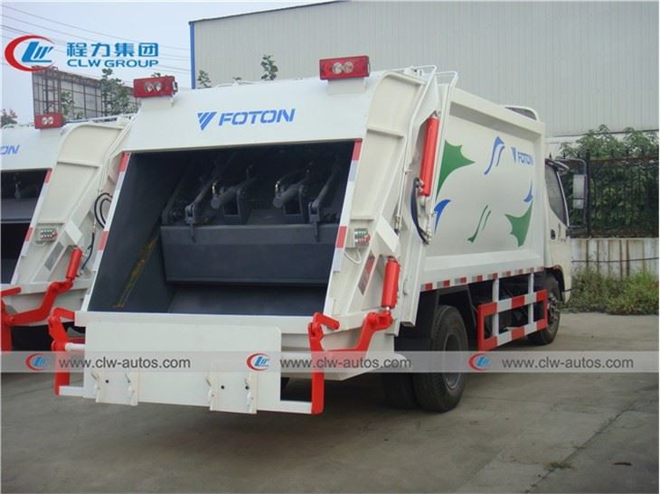 Foton 8cbm Compactor Garbage Truck