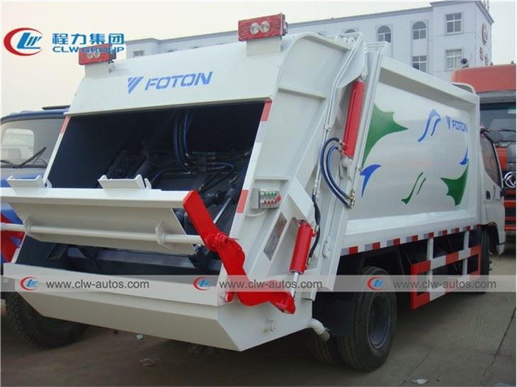 Foton 8cbm Compactor Garbage Truck