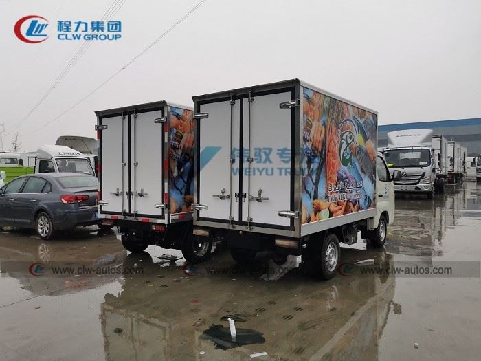 Foton Mini 1Ton Seafood And Fish Delivery Refrigerator Van Truck