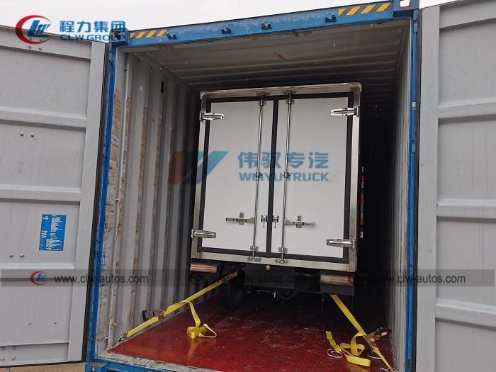 Foton Mini 1Ton Seafood And Fish Delivery Refrigerator Van Truck
