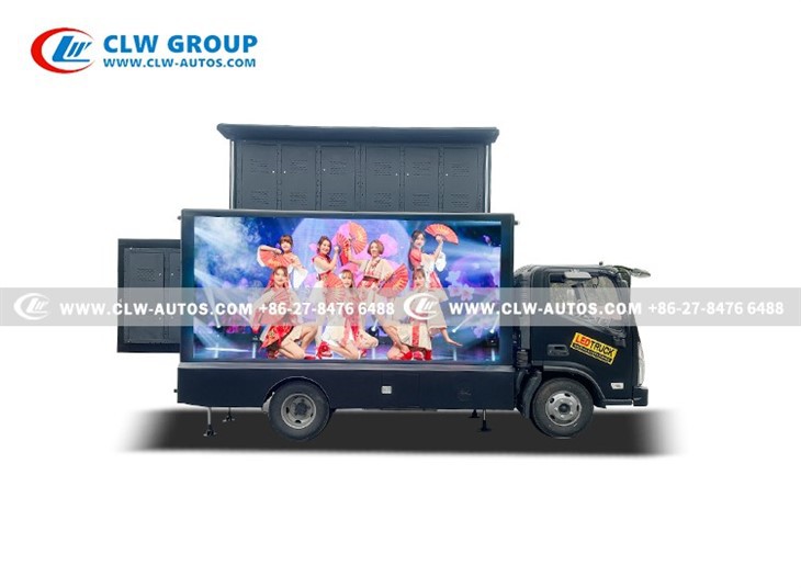 FOTON P4 LED Screen Mobile Stage Billboard Truck
