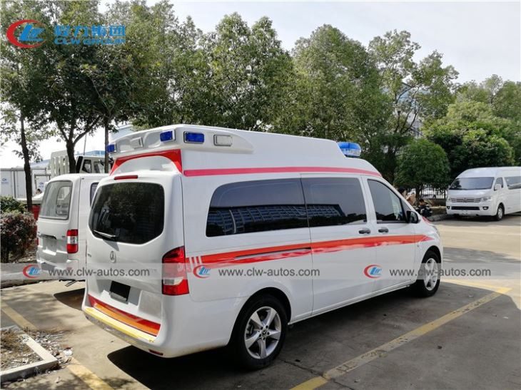 Gasoline Engine Mercedes Benz Ambulance