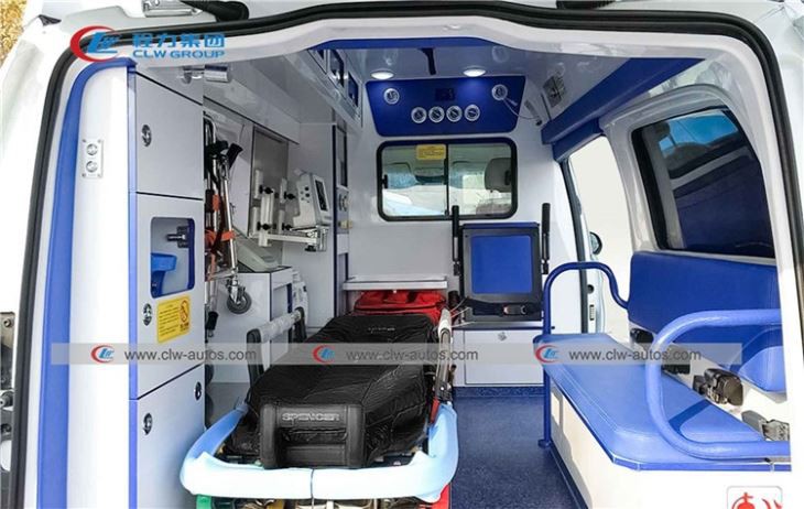 Gasoline Engine Mercedes Benz Ambulance
