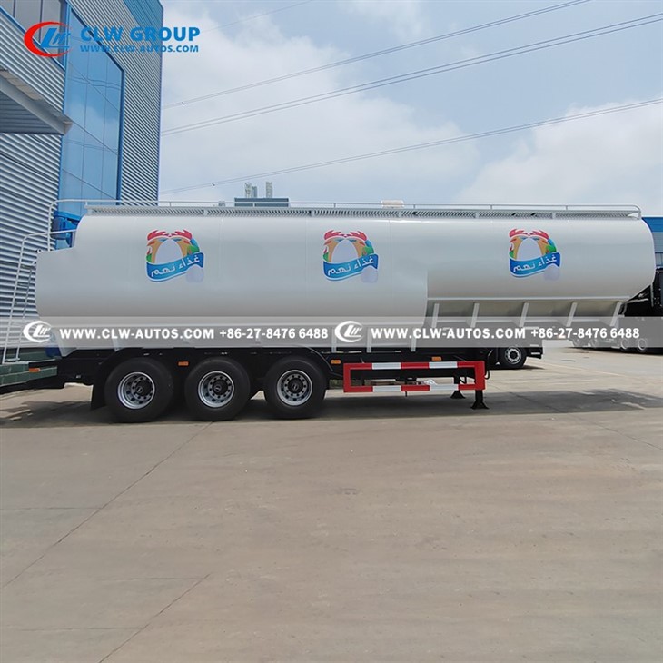 Heavy-Duty 3-Axis Bulk Feed Carrier Semi-Trailer