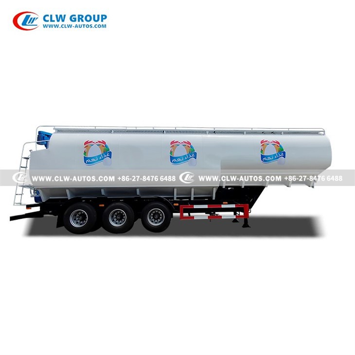 Heavy-Duty 3-Axis Bulk Feed Carrier Semi-Trailer