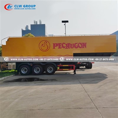 Heavy-Duty 3-Axis Bulk Feed Carrier Semi-Trailer factory