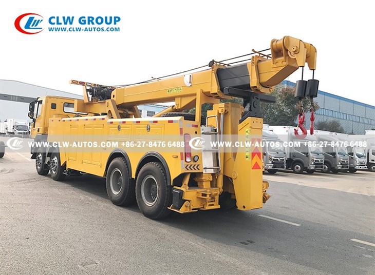 HongYan 8x4 50 Tons Rotary Wrecker Tow Truck