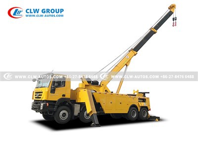 HongYan 8x4 50 Tons Rotary Wrecker Tow Truck