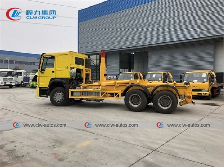 Howo RHD 20cbm Waste Recycling 20m3 Hook Lift Garbage Truck