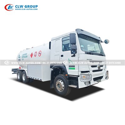 HOWO 10 Ton Propane Tanker Truck To Malawi factory