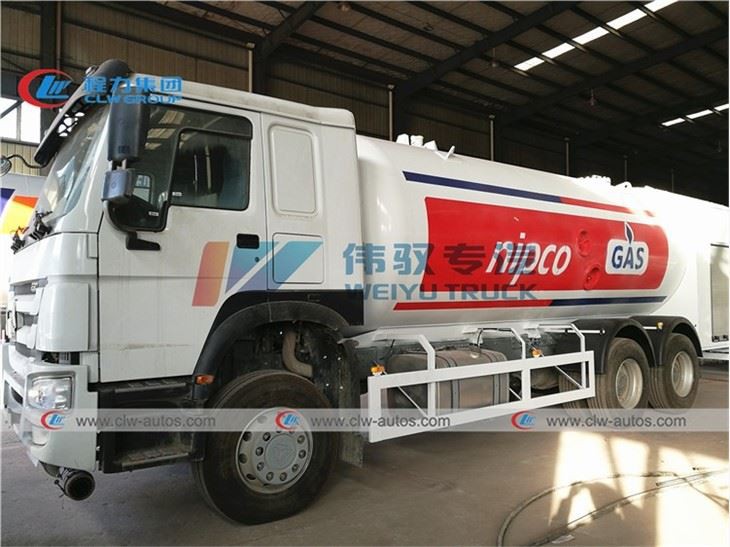 Howo 10-wheel 24000L Propane Tank Truck