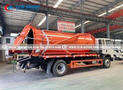 HOWO 10cbm Jurop Pump Vacuum Sewage Truck