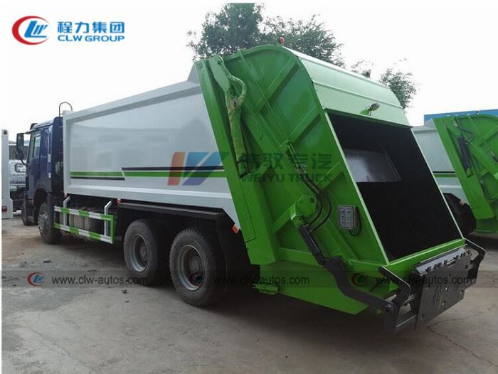 HOWO 18cbm Refuse Compactor Truck