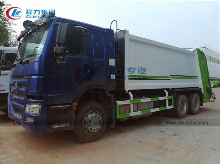 HOWO 18cbm Refuse Compactor Truck