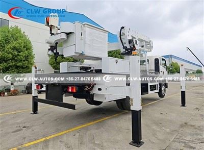 howo insulated aerial platform truck