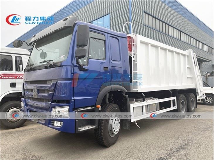 Howo 20m3 Rear Loader Garbage Truck