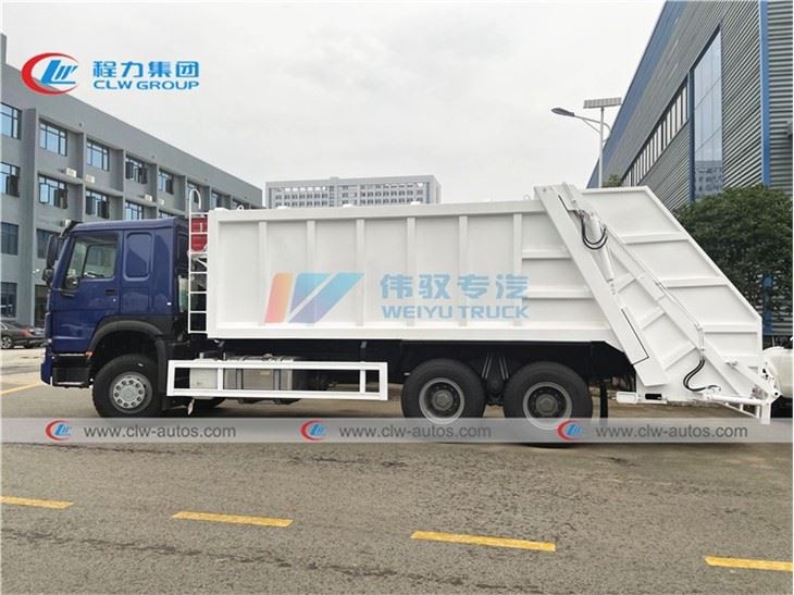 Howo 20m3 Rear Loader Garbage Truck