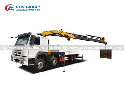 HOWO 20Tons Folding Boom Crane Truck