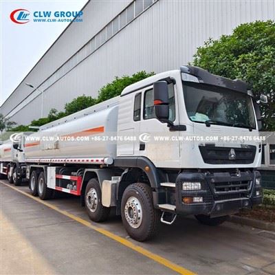 30m³ Aluminum Alloy Fuel Tanker Truck 30% Lighter  Explosion-Proof