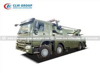 HOWO 360 Degree 60Tons Rotation Tow Wrecker Truck