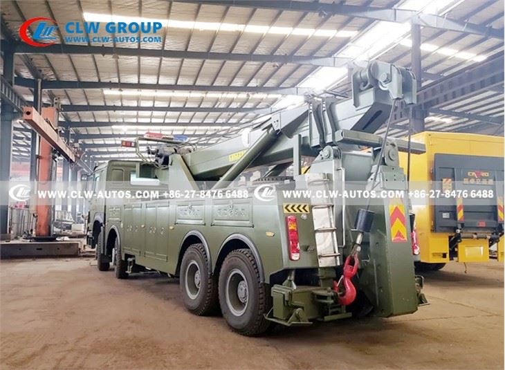 HOWO 360 Degree 60Tons Rotation Tow Wrecker Truck