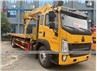 HOWO 3Tons Flatbed Tow Truck With XCMG Crane