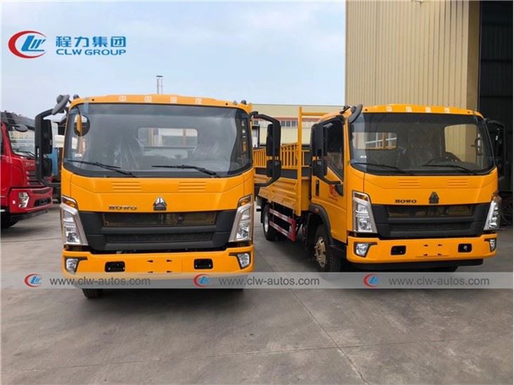 Howo 4Tons Cylinder Transport Cargo Truck