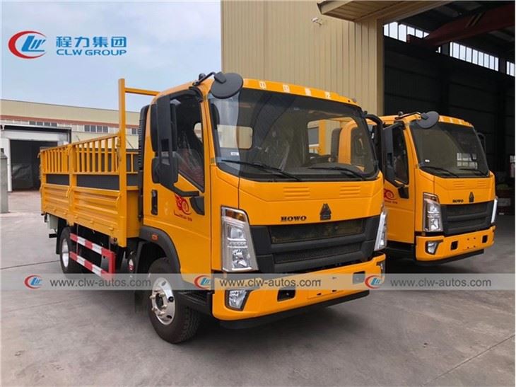 Howo 4Tons Cylinder Transport Cargo Truck