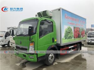 Howo 4X2 5Tons Freezer Cooling Van Truck