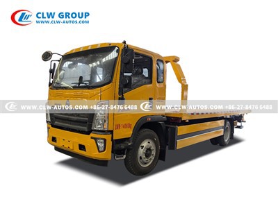 HOWO 4X2 8Tons Flat Bed Wrecker