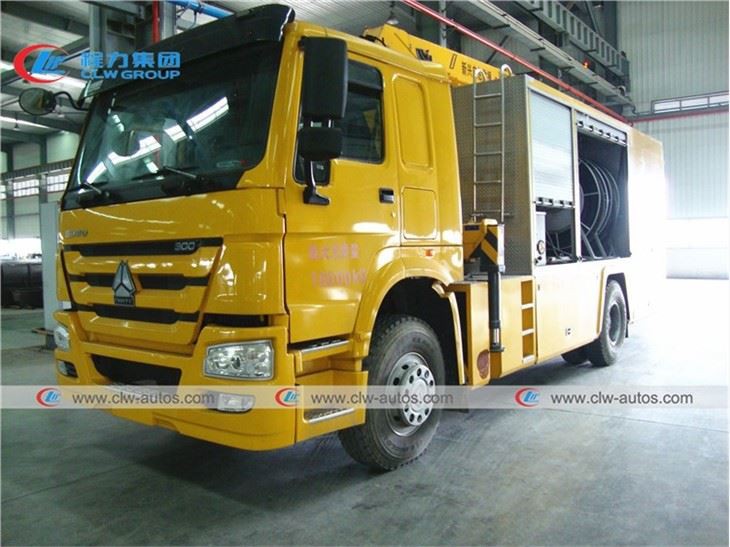HOWO 4x2 Municipal Drainage and Rescue Truck