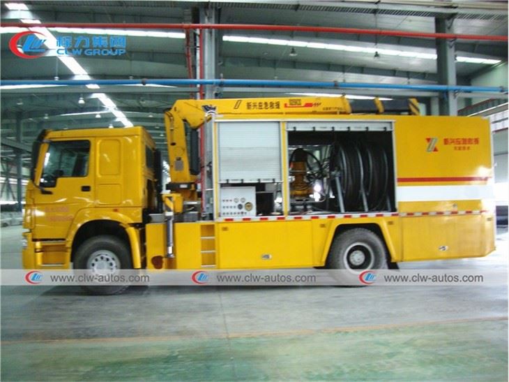 HOWO 4x2 Municipal Drainage and Rescue Truck