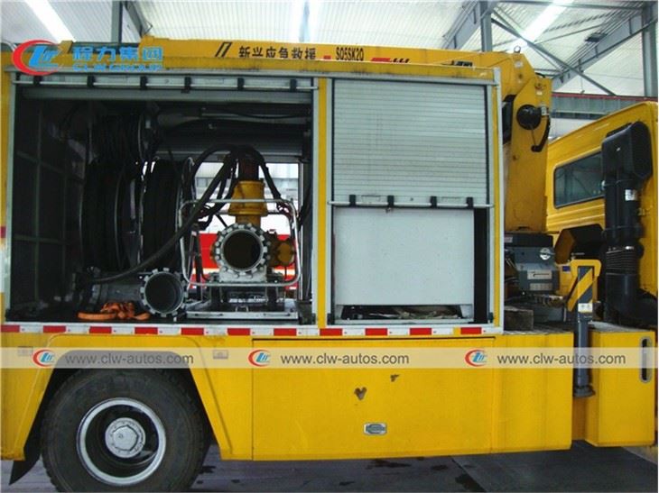 HOWO 4x2 Municipal Drainage and Rescue Truck