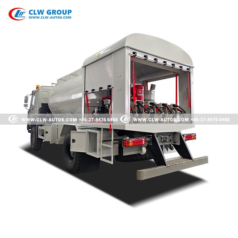 HOWO 4WD 10m³ Lube Refueler Truck