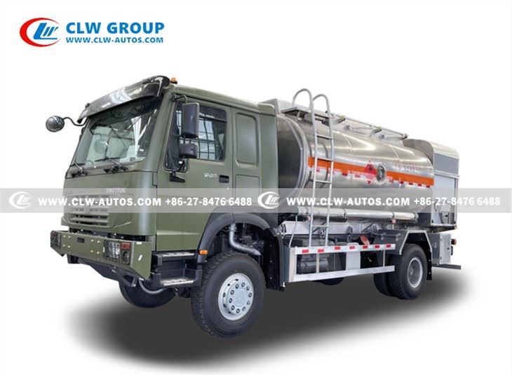 HOWO 4x4 15000L Aviation Jet A1 Refueling Tank Truck