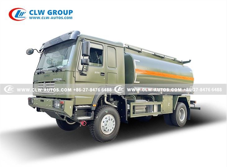HOWO 4x4 Off Road 15000L Fuel Bowser Refueling Tank Truck