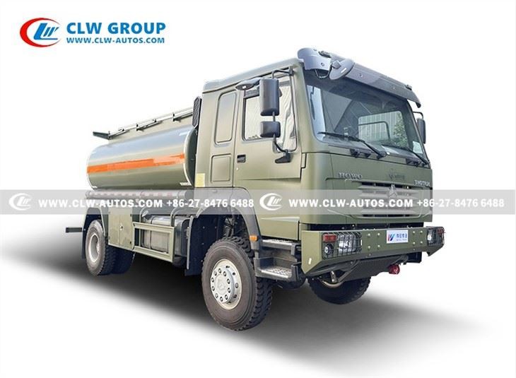 HOWO 4x4 Off Road 15000L Fuel Bowser Refueling Tank Truck