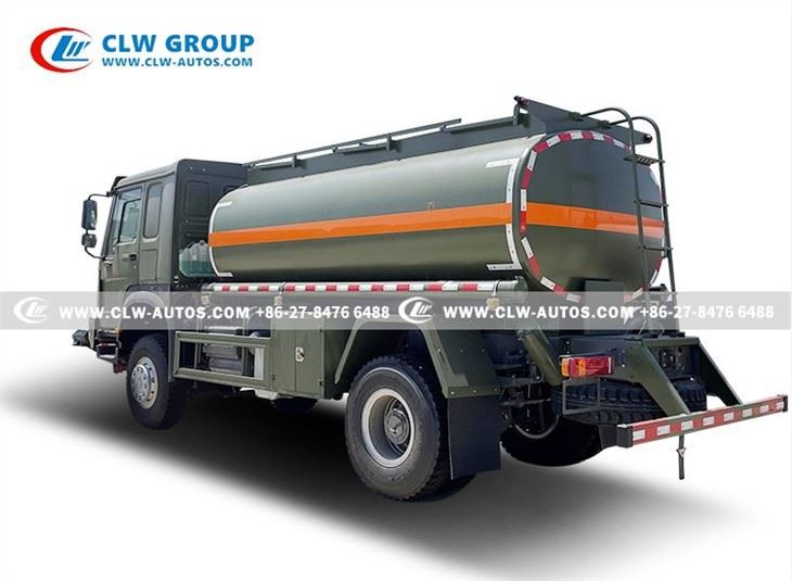 HOWO 4x4 Off Road 15000L Fuel Bowser Refueling Tank Truck