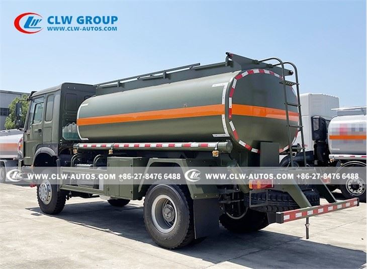 HOWO 4x4 Off Road 15000L Fuel Bowser Refueling Tank Truck