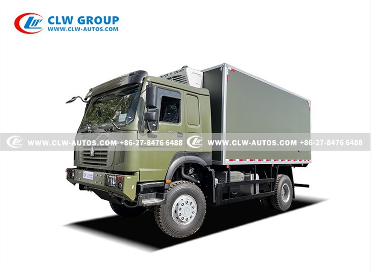 HOWO 4X4 Off Road 15Tons Refrigerated Truck
