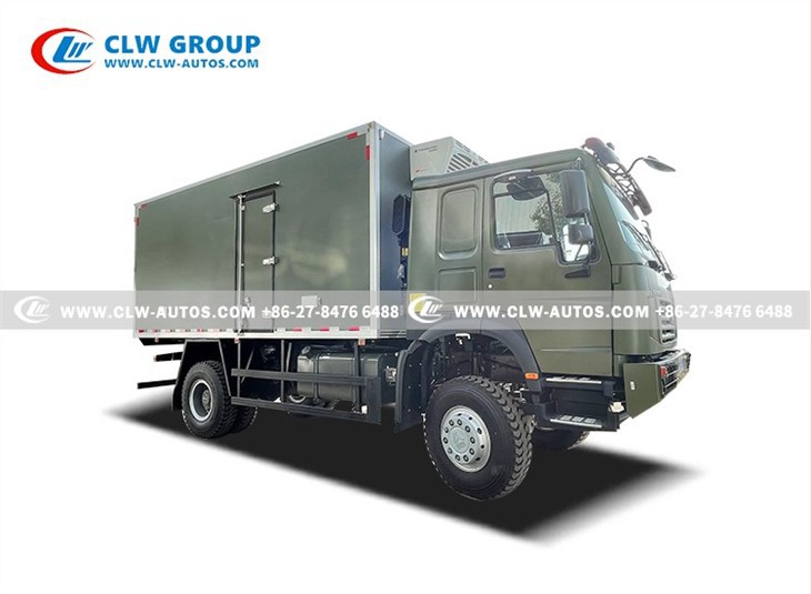 HOWO 4X4 Off Road 15Tons Refrigerated Truck