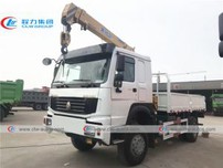 Howo 4X4 Off Road 4Tons Telescopic Crane Truck