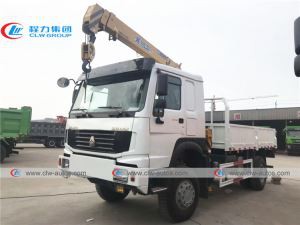 Howo 4X4 Off Road 4Tons Telescopic Crane Truck