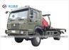 HOWO 5Tons Flatbed Towing Truck With Sany Crane