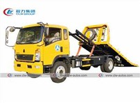 HOWO 5Tons Road Wrecker Flatbed Towing Truck
