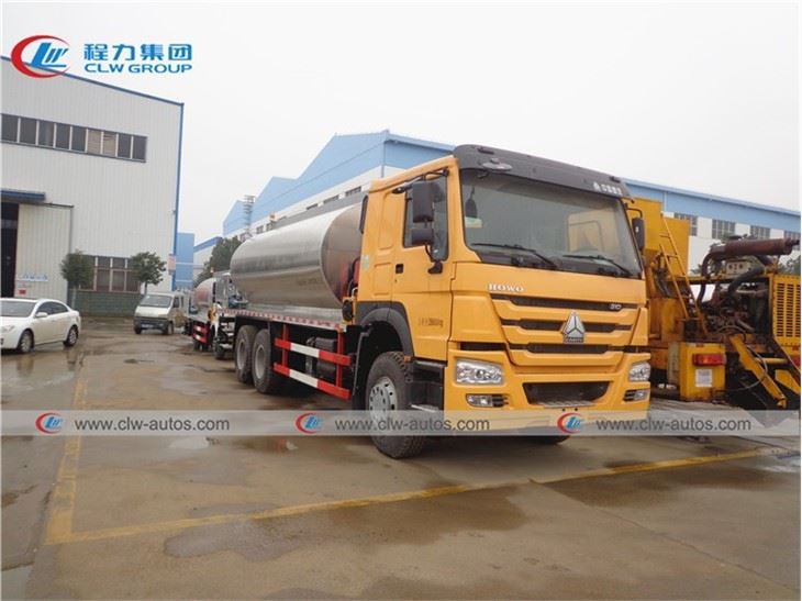 Howo 6X4 16CBM Interlligent Asphalt Distribution Truck